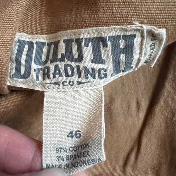 Duluth Trading Cargo Shorts Mens 46 Brown Flex Fire Hose Work 9” Inseam - Picture 6 of 11